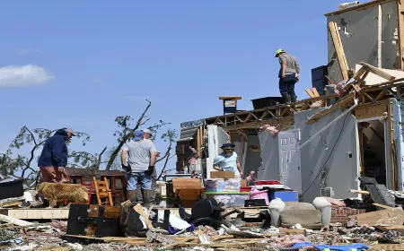 अमेरिका में आए भीषण तूफान ने मचाई तबाही, पिछले 48 घंटों में 21 लोगों की मौत