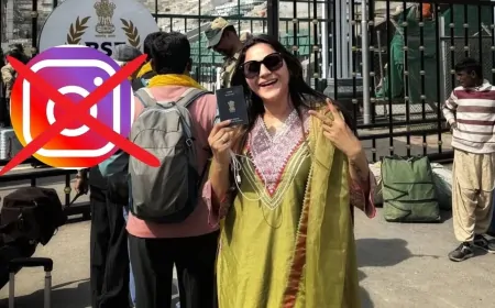 यूट्यूबर ज्योति मल्होत्रा का इंस्टाग्राम अकाउंट बैन, आतंकी हमले से पहले पाकिस्तान गई थी यूट्यूबर