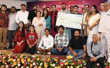 प्रोत्साहन राशि वितरण समारोह का आयोजन, CM सैनी ने 6 फिल्म के निर्माताओं को जारी की सब्सिडी