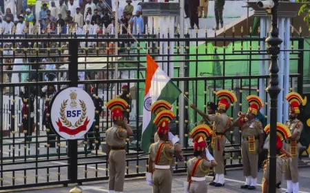 भारत-पाकिस्तान के बीच रिट्रीट सेरेमनी आज से फिर होगी शुरू, BSF और पाक रेंजर्स नहीं मिलाएंगे हाथ