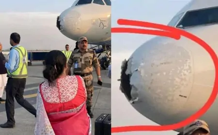 दिल्ली से श्रीनगर जा रही फ्लाइट हुई खराब मौसम का शिकार,  खराब मौसम की वजह से टर्बुलेंस में फंसी फ्लाइट