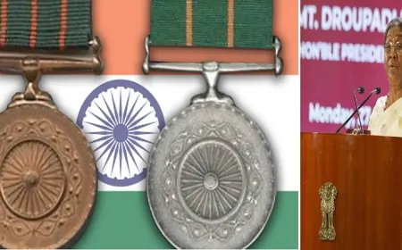 राष्ट्रपति ने देश के जांबाज सैनिकों को किया सम्मानित, 6 कीर्ति चक्र और 33 शौर्य चक्र किए प्रदान 