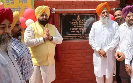 पंजाब के स्कूलों में शिक्षा क्रांति मुहिम जारी, शिक्षा मंत्री ने विकास कार्यों का किया उद्घाटन