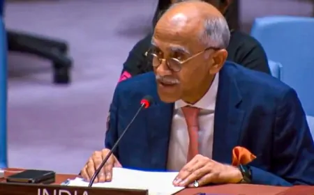 भारत ने UN में पाकिस्तान को दिखाया आईना, कहा- 'PAK को नागरिक सुरक्षा पर बोलने का अधिकार नहीं'