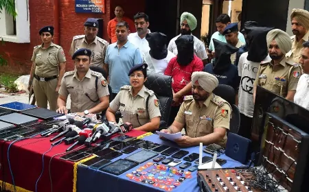 चंडीगढ़ पुलिस ऑपरेशन सेल की बड़ी कार्रवाई, सट्टेबाजी करने वाले गिरोह का किया भंडाफोड़