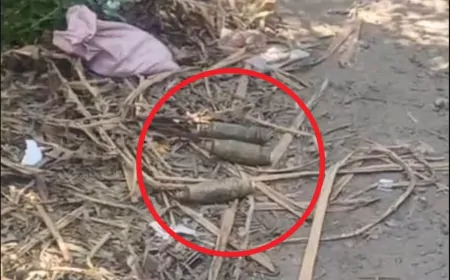 नरवाल इलाके में तीन जिंदा मोर्टार शेल मिले, बम स्क्वॉड ने मोर्टार शेल्स को जंगल में डिफ्यूज किया