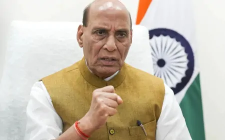 राजनाथ सिंह की पाकिस्तान को फटकार, पाकिस्तान को आतंकवाद की चुकानी पड़ी कीमत