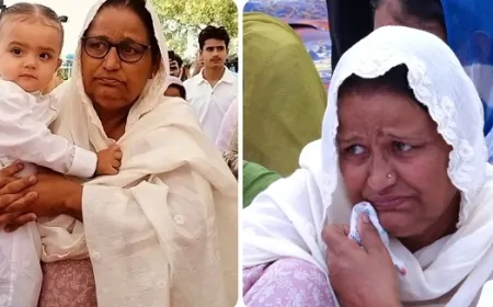 सिद्धू मूसेवाला की तीसरी बरसी, मूसेवाला की मां ने छोटे बेटे के साथ दी  श्रद्धांजलि