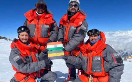 विश्व की सबसे ऊंची चोटी पर गढ़वाल राइफल्स के जवानों ने फहराया तिरंगा 