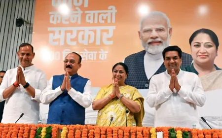 दिल्ली की भाजपा सरकार के 100 दिन पूरे, CM रेखा गुप्ता ने गिनाई उपलब्धियां