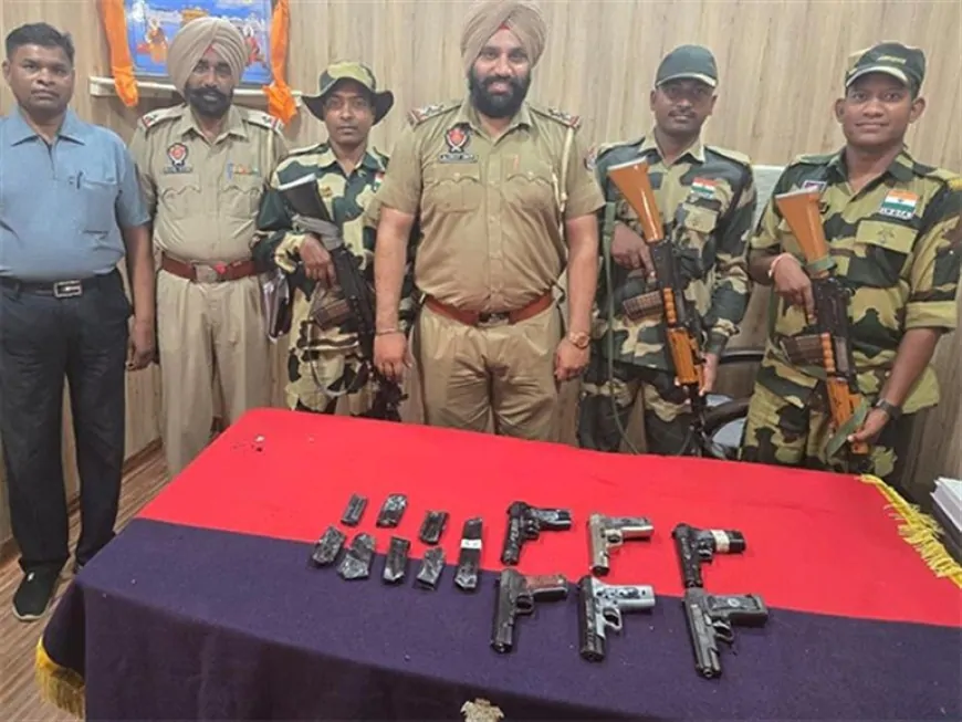 BSF और पंजाब पुलिस का संयुक्त अभियान, अमृतसर और तरनतारन से दो ड्रोन बरामद