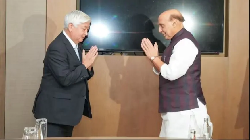 राजनाथ सिंह की जापान के रक्षा मंत्री के साथ बैठक, रक्षा सहयोग बढ़ाने पर चर्चा