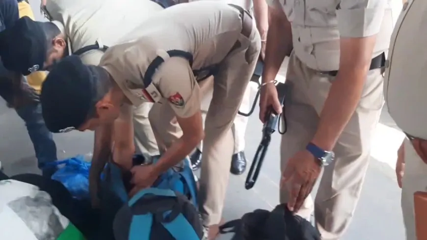अंबाला कैंट रेलवे स्टेशन पर गाड़ियों की जबरदस्त चेकिंग