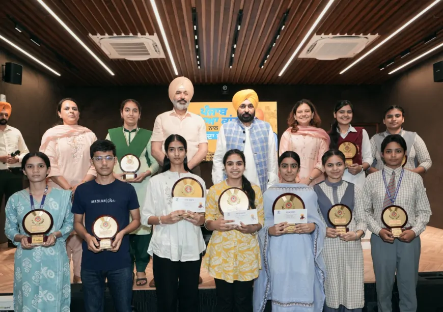CM मान ने बोर्ड परीक्षा में अव्वल विद्यार्थियों से किया संवाद, बोल- शिक्षा ही राज्य की तरक्की की नींव है