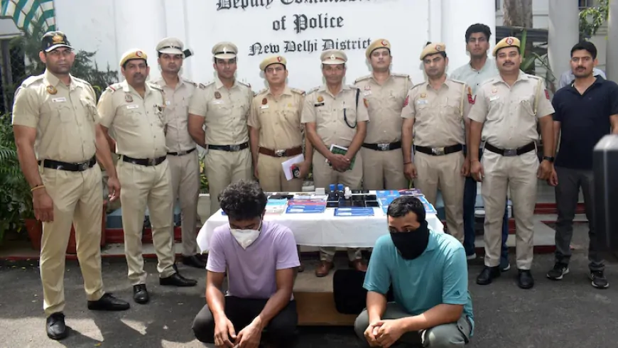 दिल्ली पुलिस ने दो ठगो को किया गिरफ्तार, फर्जी सरकारी वेबसाइट बनाकर करते थे ठगी 