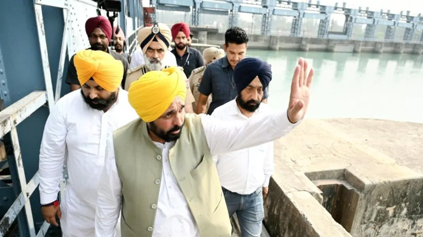 पंजाब-हरियाणा के बीच जल विवाद जारी, आज नंगल डैम जाएंगे CM भगवंत सिंह मान