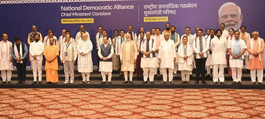 NDA शासित राज्यों के मुख्यमंत्रियों की बैठक, PM मोदी ने की बैठक की अध्यक्षता