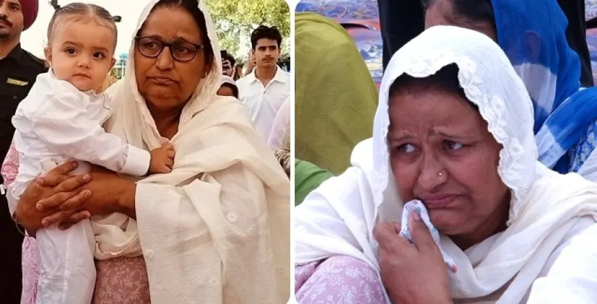 सिद्धू मूसेवाला की तीसरी बरसी, मूसेवाला की मां ने छोटे बेटे के साथ दी श्रद्धांजलि