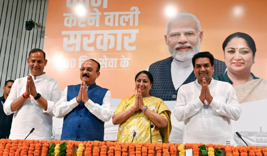 दिल्ली की भाजपा सरकार के 100 दिन पूरे, CM रेखा गुप्ता ने गिनाई उपलब्धियां