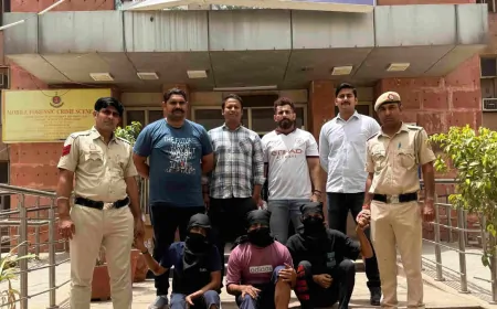 दिल्ली पुलिस ने मुठभेड़ के बाद 3 अपराधियों को किया गिरफ्तार, 2 को लगी गोली 