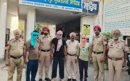 श्री मुक्तसर साहिब में बंदूक की नोक पर मेडिकल स्टोर पर लूट, पुलिस ने 3 लुटेरों को किया गिरफ्तार