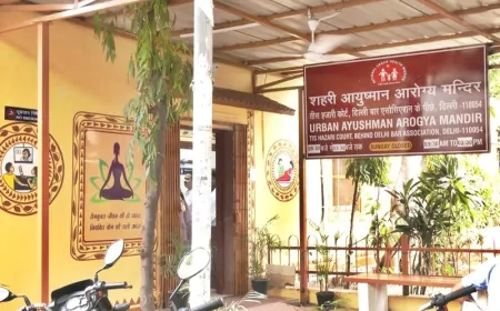 तीस हजारी कोर्ट परिसर में बना दिल्ली का पहला ‘शहरी आयुष्मान आरोग्य मंदिर’