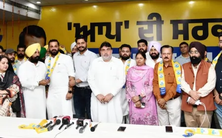 लुधियाना वेस्ट उपचुनाव से पहले कांग्रेस को बड़ा झटका, कई नेता AAP में हुए शामिल