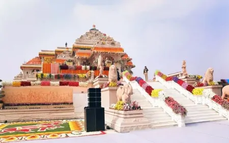 अयोध्या में उत्सव का माहौल,  श्री राम दरबार की प्राण प्रतिष्ठा पर समारोह