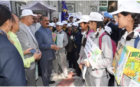 पर्यावरण दिवस पर साइकिल रैली का आयोजन, CM सुक्खू ने साइकिल रैली को दिखाई हरी झंडी