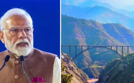 जम्मू-कश्मीर में PM मोदी करेंगे विकास कार्यों का शिलान्यास-शुभारंभ,  चिनाब ब्रिज राष्ट्र को समर्पित करेंगे PM मोदी