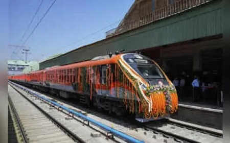 J&K को मिली पहली वंदे भारत ट्रेन, कटरा-श्रीनगर के बीच यात्रा हुई आसान