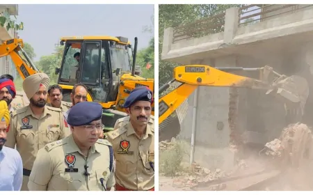 पंजाब में ‘युद्ध-नशे के विरुद्ध’ अभियान जारी, पुलिस ने नशा तस्करों के घरों पर चलाया तलाशी अभियान