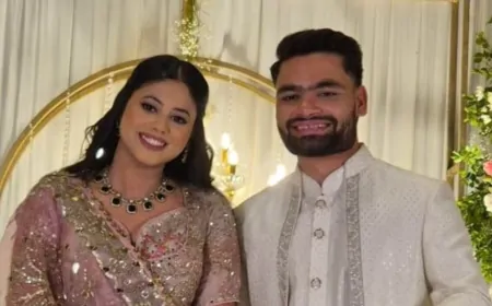 क्रिकेटर रिंकू सिंह और सांसद प्रिया सरोज की हुई सगाई, सगाई के दौरान भावुक हुईं सांसद प्रिया सरोज