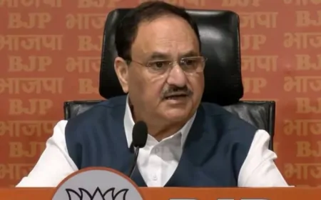 केंद्र में मोदी सरकार के 11 साल पूरे, 11 वर्षों में कई बड़े फैसले लिए-जेपी नड्डा