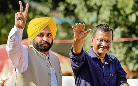 पंजाब में फास्ट ट्रैक पोर्टल लॉन्च, अरविंद केजरीवाल और CM मान ने किया लॉन्च