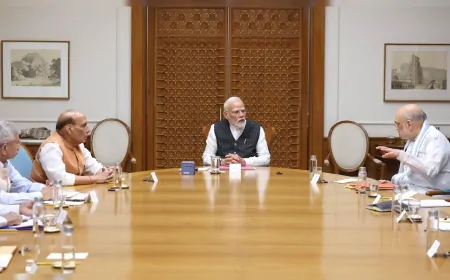 PM मोदी की अध्यक्षता में होगी CCS की बैठक,  रक्षा मंत्री राजनाथ सिंह बैठक में हो सकते है शामिल