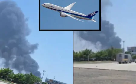 अहमदाबाद में Air India का प्लेन क्रैश, लंदन जा रहा था विमान