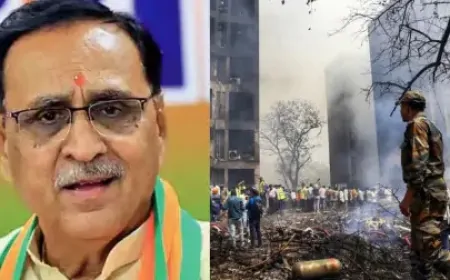 अहमदाबाद प्लेन क्रैश में गुजरात के पूर्व CM विजय रुपाणी का निधन
