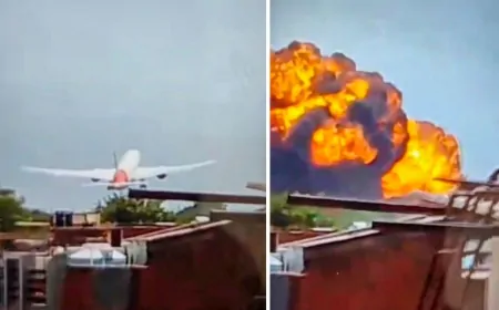 अहमदाबाद प्लेन हादसे की आधिकारिक जांच शुरू, AAIB कर रहा विमान हादसे की जांच