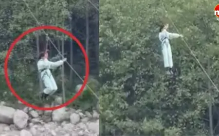 Adventure Activity के दौरान हादसा, जिपलाइन टूटने से 30 फिट गहरी खाई में गिरी लड़की 