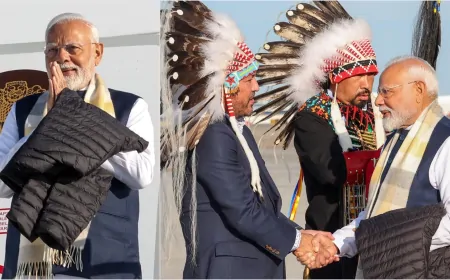 G7 शिखर सम्मेलन के लिए कनाडा पहुंचे PM मोदी, ट्रंप से नहीं होगी मुलाकात!