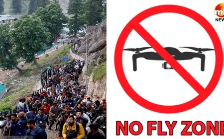 श्री अमरनाथ जी यात्रा मार्ग हुआ 'नो फ्लाई जोन' घोषित