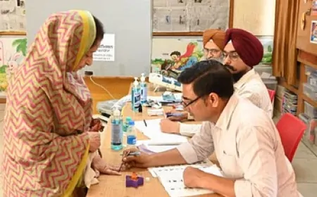 लुधियाना पश्चिम उपचुनाव : खत्म हुई वोटिंग, EVM में कैद हुआ प्रत्याशियों का भाग्य 