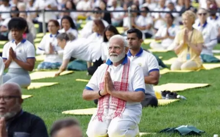 अंतरराष्ट्रीय योग दिवस आज, पीएम मोदी विशाखापत्तनम में तीन लाख लोगों के साथ करेंगे योग