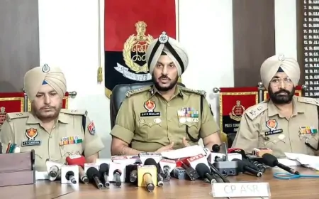 अमृतसर पुलिस ने बब्बर खालसा आतंकी मॉड्यूल का किया पर्दाफाश, एक आतंकी गिरफ्तार