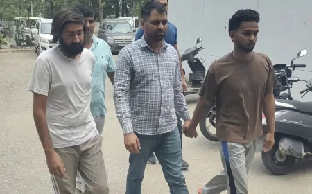 हैंड ग्रेनेड के साथ गिरफ्तार आरोपियों की कोर्ट में पेशी