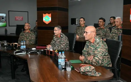 श्री अमरनाथ जी यात्रा के लिए तैयारियों की समीक्षा, आर्मी चीफ उपेंद्र द्विवेदी ने सुरक्षाबलों के साथ की बैठक