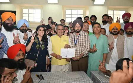 लुधियाना पश्चिम उपचुनाव : 'AAP' की जीत, अलग-अलग जगहों पर कार्यकर्ताओं का जश्न 