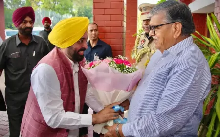 जल्द होगा पंजाब कैबिनेट का विस्तार, राज्यपाल से मिले CM भगवंत सिंह मान