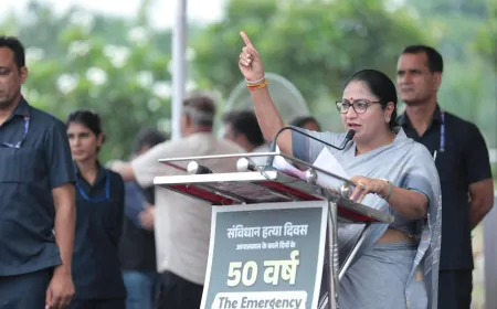 आपातकाल के 50 वर्ष : BJP ने मनाया ‘संविधान हत्या दिवस’, दिल्ली सरकार ने लगाई प्रदर्शनी 